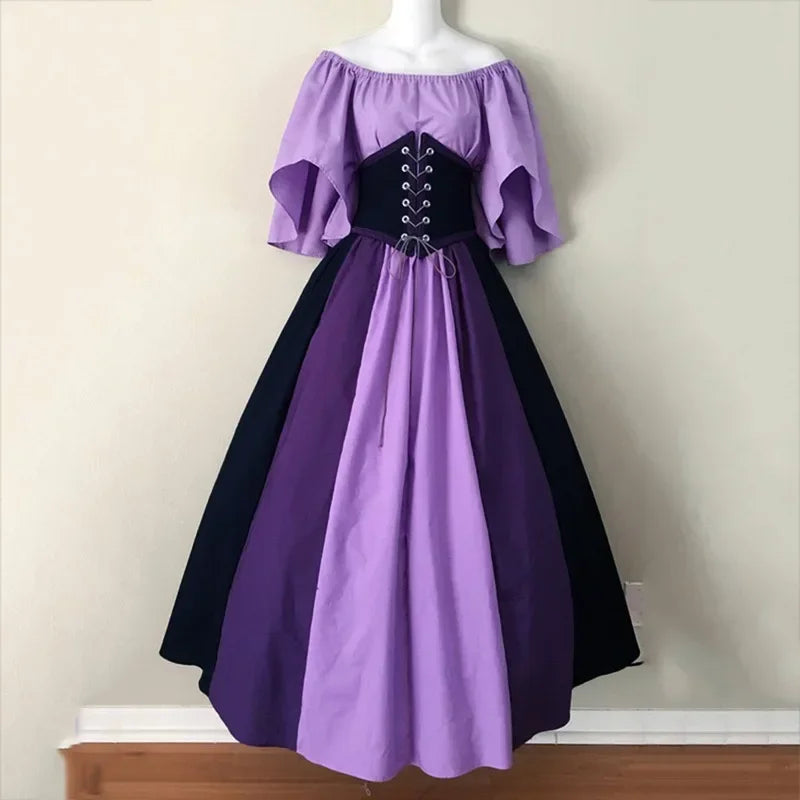 Vestido Medieval con Corset Ajustable