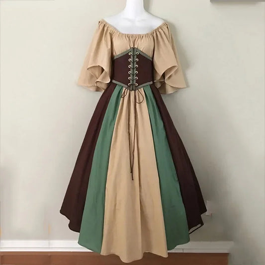 Vestido Medieval con Corset Ajustable