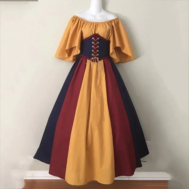 Vestido Medieval con Corset Ajustable